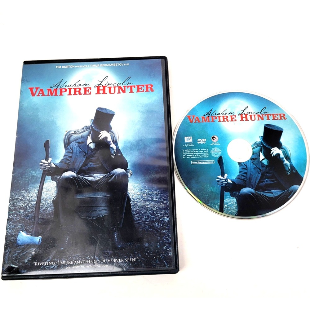 Abraham Lincoln Vampire‎ Hunter DVD Action Horror Thriller 2012
